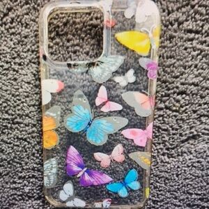 Butterfly Pattern Phone Case - Multicolor